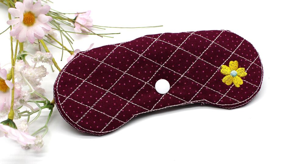Stickdatei ITH Brillenschutz Quilt Optik 15x18cm