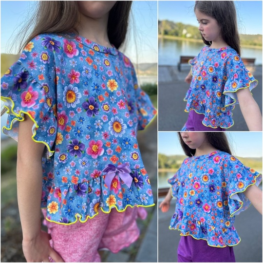 E-Book Schnittmuster Suki-Shirt Gr. 74 bis 164
