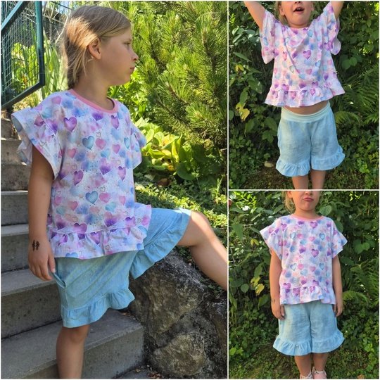Kombi-E-Book Suki Shirt & Shorts Gr. 74 bis 164