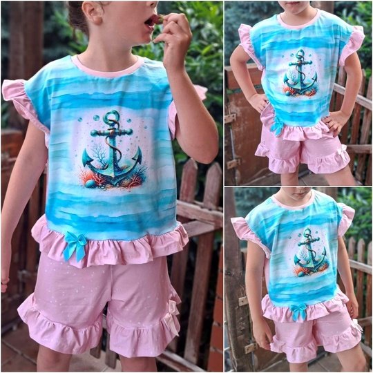Kombi-E-Book Suki Shirt & Shorts Gr. 74 bis 164
