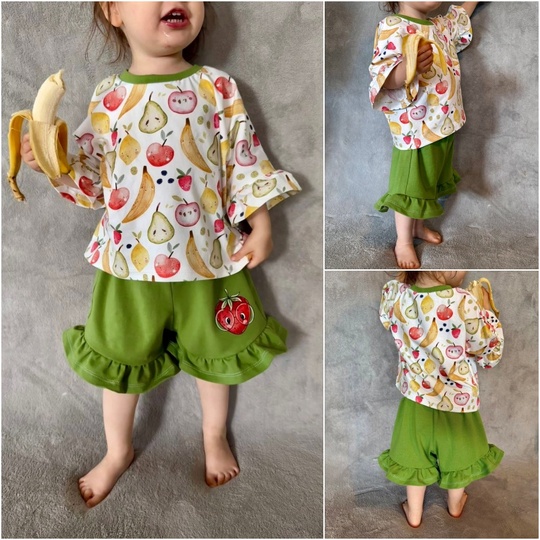 Kombi-E-Book Suki Shirt & Shorts Gr. 74 bis 164