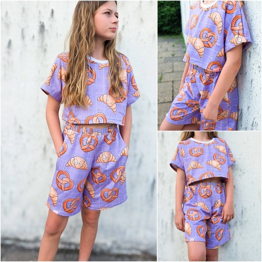 Kombi-E-Book Suki Shirt & Shorts Gr. 74 bis 164