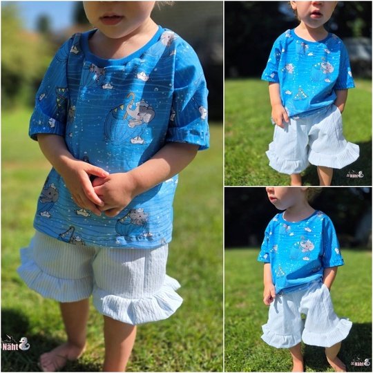 Kombi-E-Book Suki Shirt & Shorts Gr. 74 bis 164
