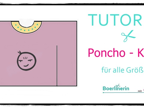 Tutorial - Nähanleitung Kaftan - Poncho