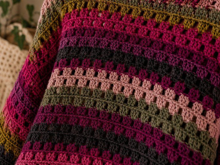 Boho Crochet Sweater PDF Pattern – Oversized Crop Pullover