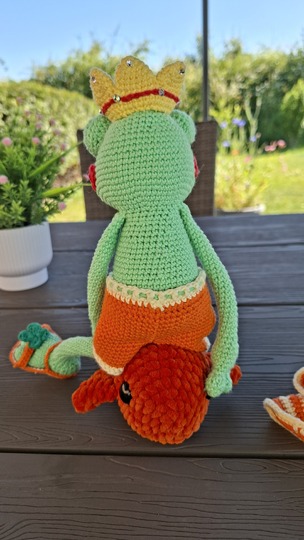 Froschkönig zum verlieben - Amigurumi Häkelanleitung - PDF Deutsch
