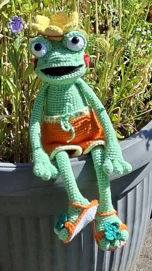 Froschkönig zum verlieben - Amigurumi Häkelanleitung - PDF Deutsch