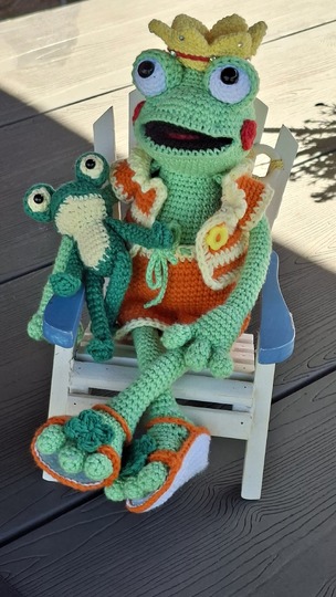 Froschkönig zum verlieben - Amigurumi Häkelanleitung - PDF Deutsch