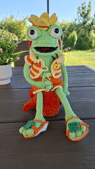 Froschkönig zum verlieben - Amigurumi Häkelanleitung - PDF Deutsch
