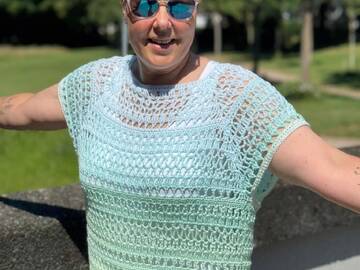 Häkelanleitung Shirt/Pullover Imala