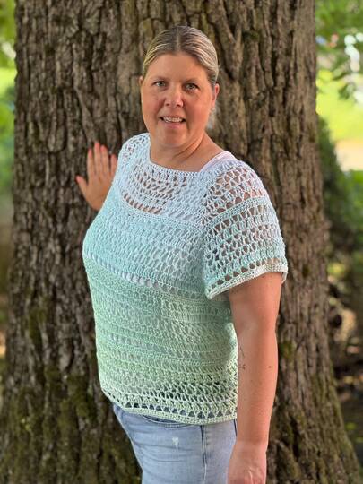 Häkelanleitung Shirt/Pullover Imala