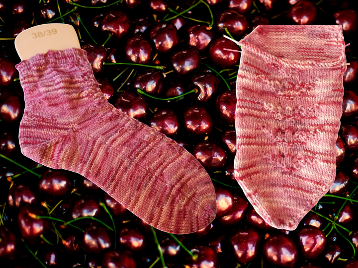 Strickanleitung für Toe-up-Socke Shimofuri