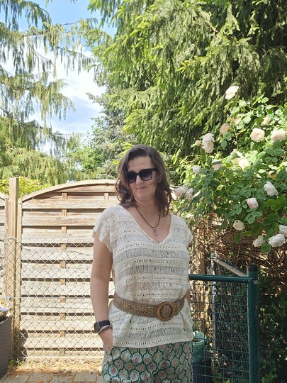Häkelanleitung Sun-Set Breeze Twinset – 2 in 1: lässiges Shirt & Stola