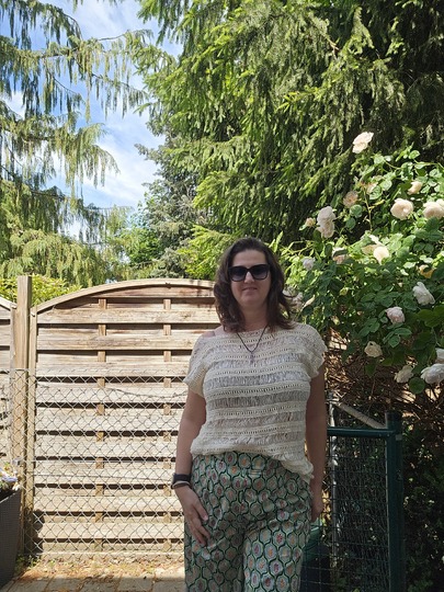 Häkelanleitung Sun-Set Breeze Twinset – 2 in 1: lässiges Shirt & Stola