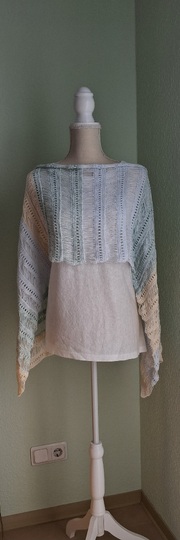 Häkelanleitung Sun-Set Breeze Twinset – 2 in 1: lässiges Shirt & Stola