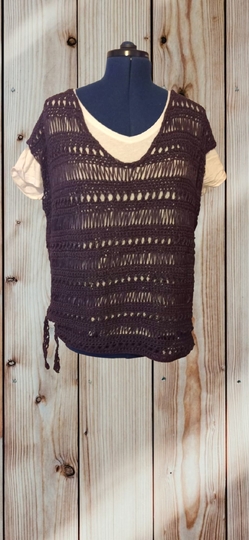 Häkelanleitung Sun-Set Breeze Twinset – 2 in 1: lässiges Shirt & Stola