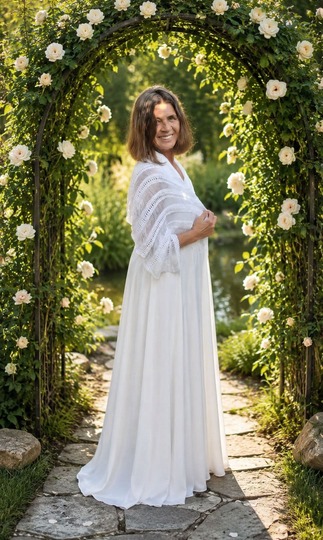 Häkelanleitung Sun-Set Breeze Twinset – 2 in 1: lässiges Shirt & Stola