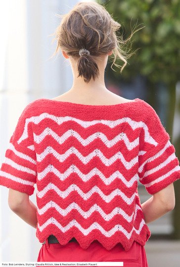 Pullover mit Zackenmuster