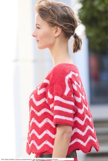 Pullover mit Zackenmuster
