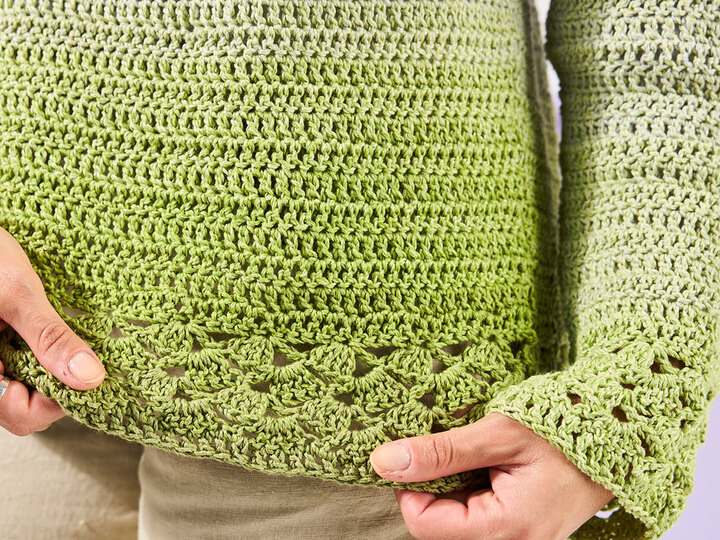 PULLI HELGA … MIT MUSTERPASSE GEHÄKELT