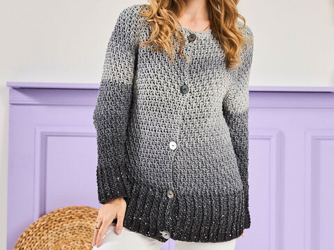 HÄKELJACKE HERA … ALS RAGLAN GEHÄKELT