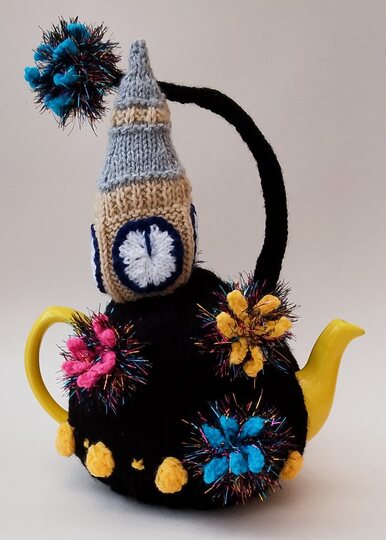 TeaCosyFolk's Happy New Year Tea Cosy Knitting Pattern