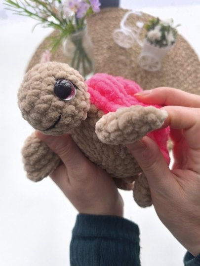 Rosie – Blumenschildkröte häkeln | Häkelanleitung PDF | Ohne nähen