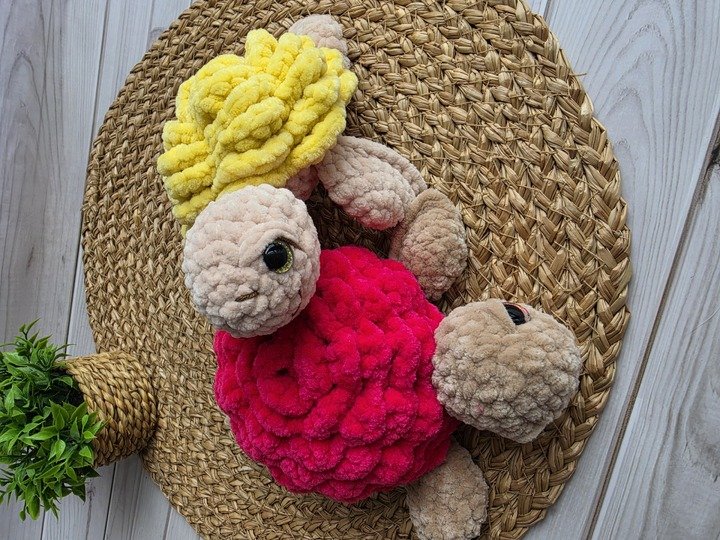 Rosie – Blumenschildkröte häkeln | Häkelanleitung PDF | Ohne nähen