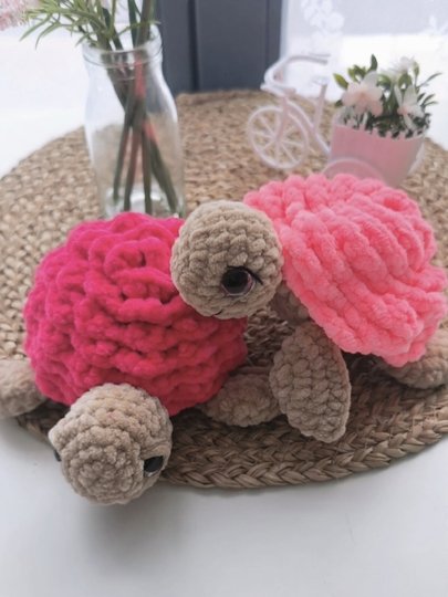 Rosie – Blumenschildkröte häkeln | Häkelanleitung PDF | Ohne nähen