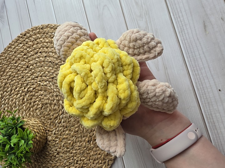 Rosie – Flower Turtle Crochet Pattern | PDF Amigurumi Tutorial No-Sew