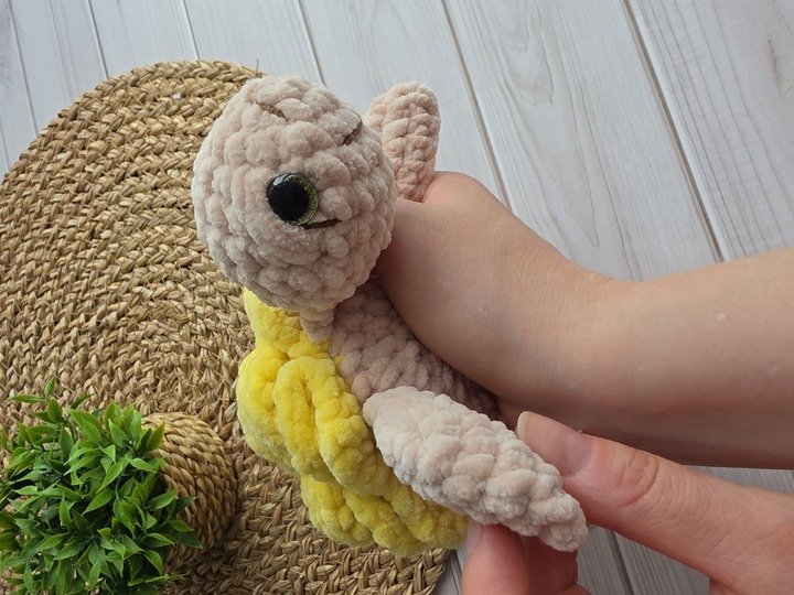 Rosie – Flower Turtle Crochet Pattern | PDF Amigurumi Tutorial No-Sew
