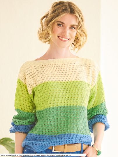 Pullover mit Ajourmuster
