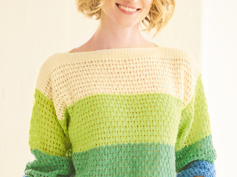 Pullover mit Ajourmuster