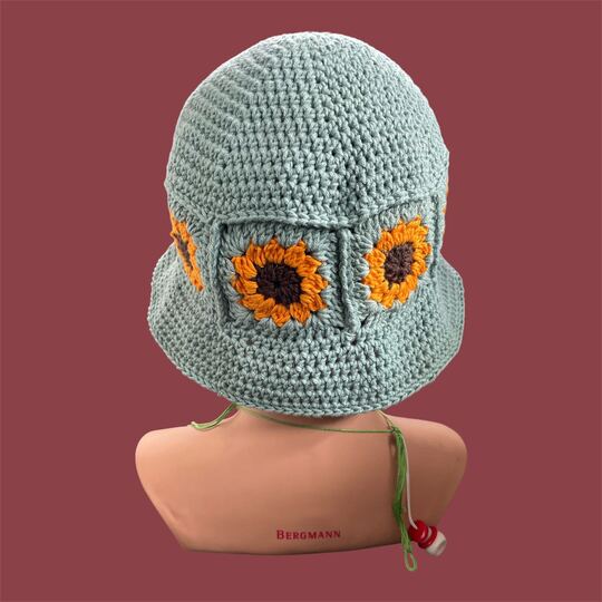 Häkelanleitung Sommerhut Sunflower -für Fortgeschrittene