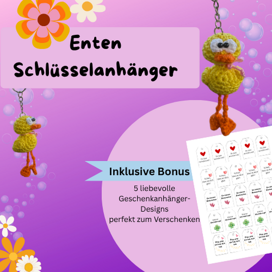Enten Schlüsselanhänger