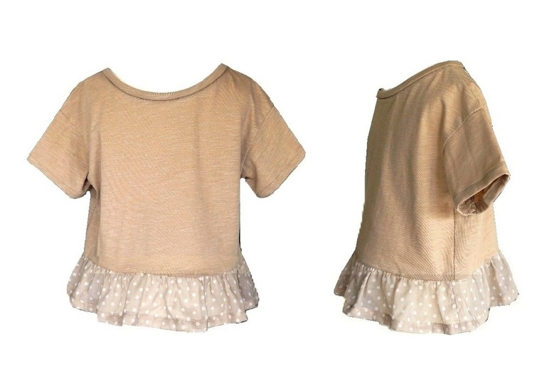Instructions & Pattern Ruffle Hem T-Shirt Daisy, Sizes 80–140