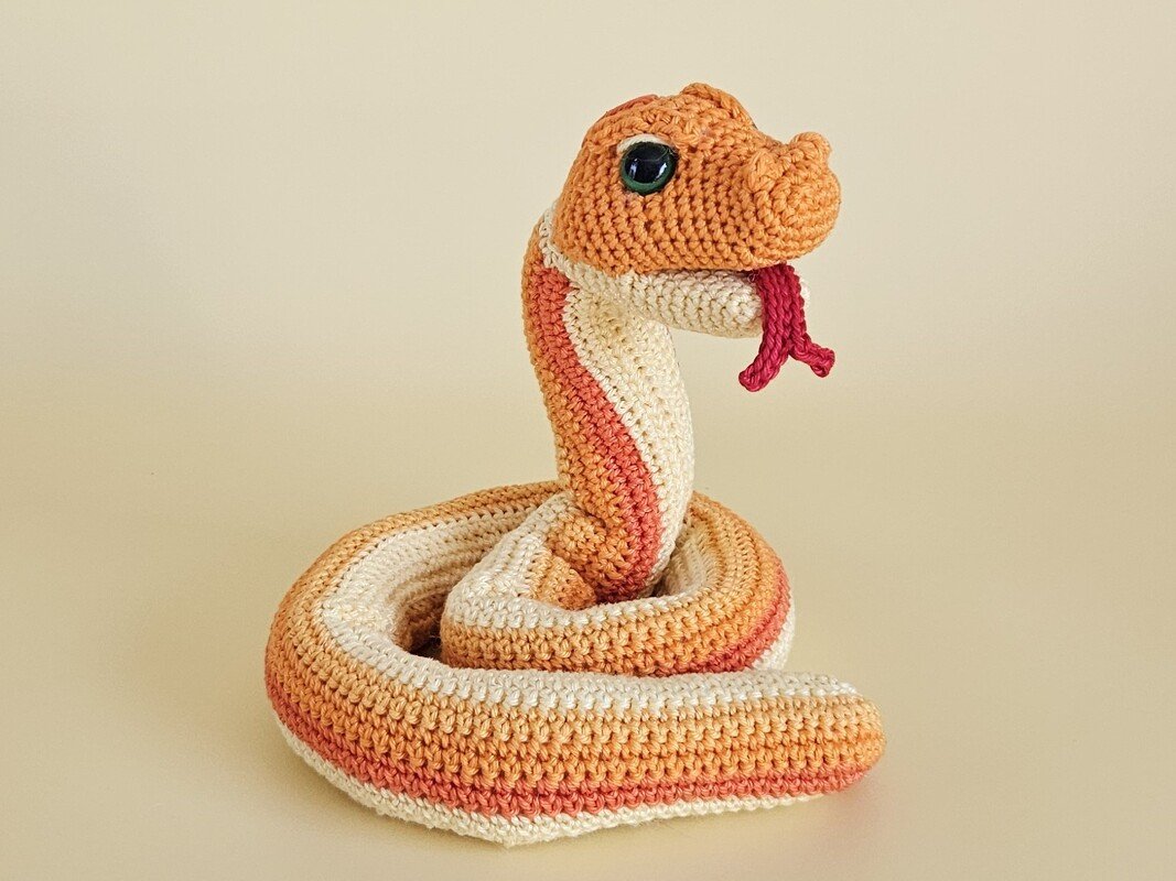 Häkelanleitung Roswitha Schlange Amigurumi PDF - Bild 7