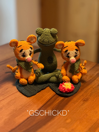 Tiger Crochet Pattern – Ralle the Tiger Amigurumi