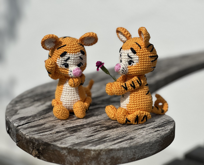 Tiger Crochet Pattern – Ralle the Tiger Amigurumi