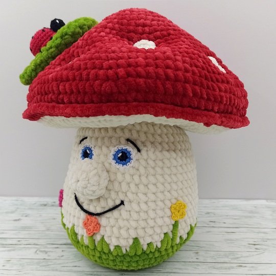 Fliegenpilz Amigurumi Häkelanleitung