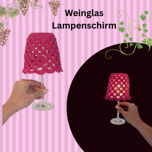Weinglas Lampenschirm