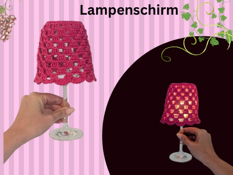 Weinglas Lampenschirm