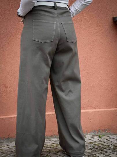 Schnittmuster High Waist Palazzo Jeans "Der ferne Pfad" Damen Gr. 16 - 31
