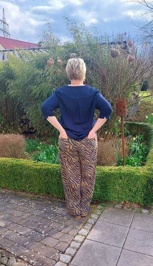 Schnittmuster Mid Waist Palazzo Jeans "Der ferne Pfad" Damen Gr. 16 - 31