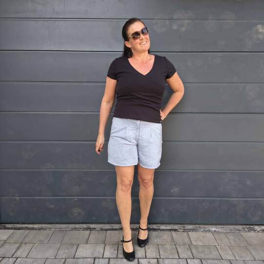 Schnittmuster Shorts "Barfuß durchs Blau" Gr. 32 - 62 Damen