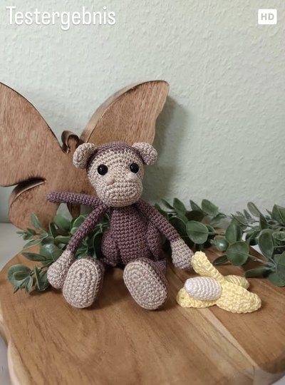 Affe häkeln Anleitung Deutsch | Charlie Affe Amigurumi | Häkelanleitung