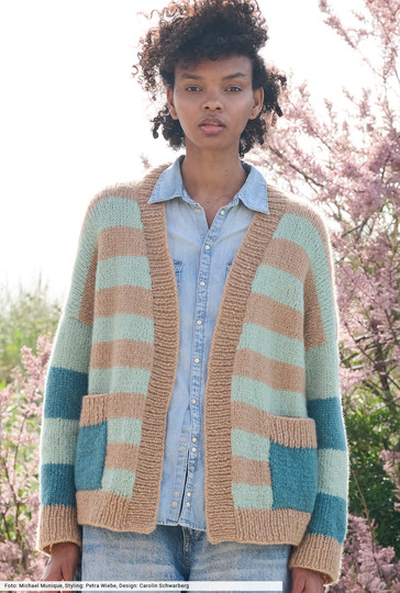 Jacke mit aufgesetzten Taschen