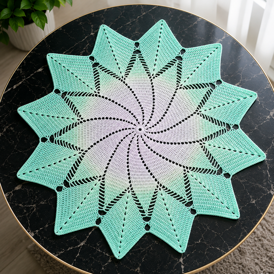 Anleitung Sternendeckchen "Andromeda"