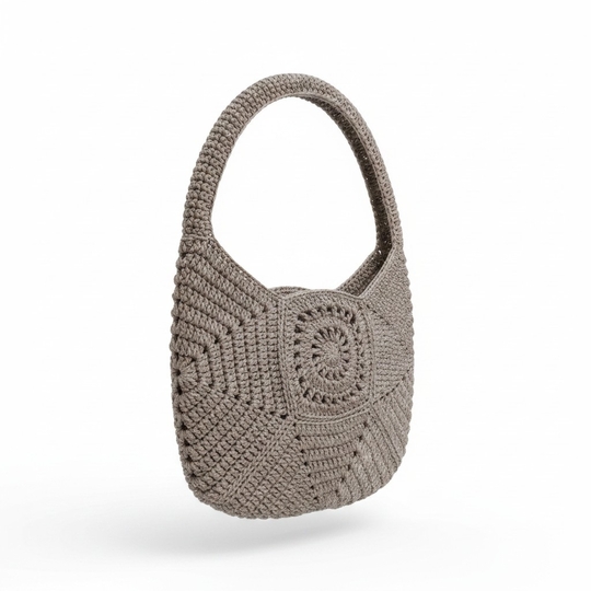 PDF Häkelanleitung Hexagon Tasche "Ramona" mit Mandala Granny Square