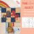 Cat Quilt Pattern with Patchwork Design for Baby Blanket or Wall Art
